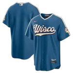 Milwaukee Brewers Nike 2026 City Connect Stadium Jersey – Mineral Blue