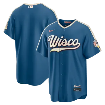 Milwaukee Brewers Nike 2026 City Connect Stadium Jersey - Mineral Blue