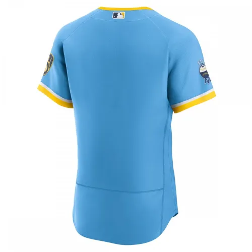 Milwaukee Brewers Nike 2022 City Connect Authentic Team Jersey – Powder Blue