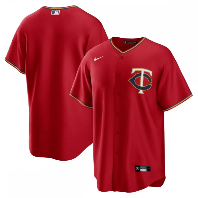 Minnesota Twins Nike Alternate Replica Team Jersey – Red