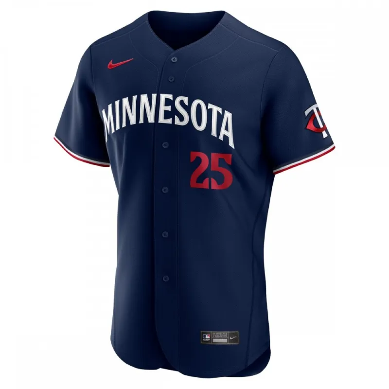 Byron Buxton Minnesota Twins Nike Alternate Authentic Official Player Jersey – Navy