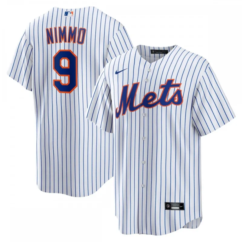 Brandon Nimmo New York Mets Nike Home Official Replica Player Jersey – White