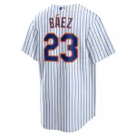 Javier Báez New York Mets Nike Home Official Replica Player Jersey – White