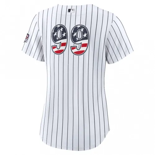 Aaron Judge New York Yankees Nike Women’s USA 250 Fourth of July Home Stadium Jersey – White
