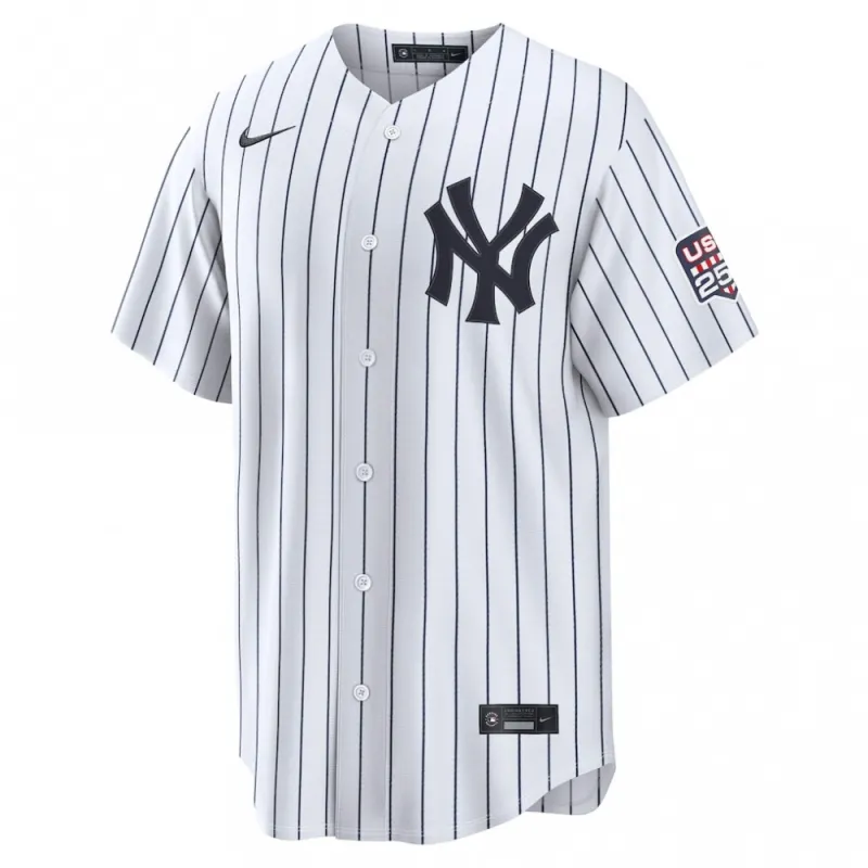 Aaron Judge New York Yankees Nike USA 250 Fourth of July Home Stadium Jersey – White