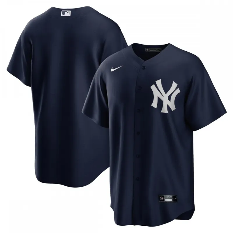 New York Yankees Nike Alternate Replica Team Jersey – Navy