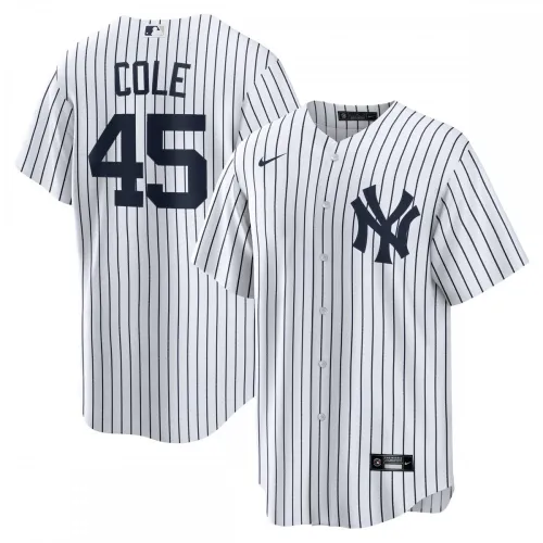 Camisola Nike de réplica com o nome do jogador Gerrit Cole dos New York Yankees (jogo em casa) - Branca