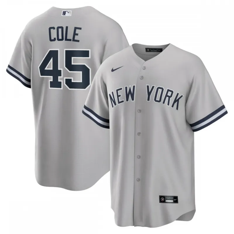 Gerrit Cole New York Yankees Nike Road Replica Player Name Jersey – Gray