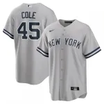 Gerrit Cole New York Yankees Nike Road Replica Player Name Jersey - Grijs