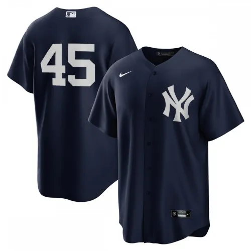 Gerrit Cole New York Yankees Camiseta Nike Alternativa con Nombre de Jugador - Azul Marino