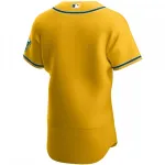 Oakland Athletics Nike Authentic Official Team Jersey – Gold