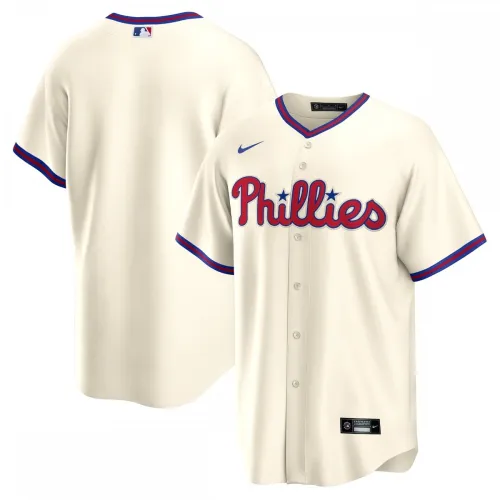Philadelphia Phillies Nike Alternate Replica Team Jersey - Creme