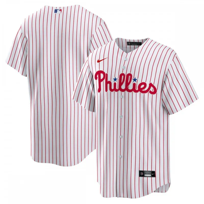 Philadelphia Phillies Nike Home Replica Team Jersey – White
