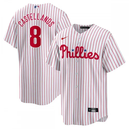 Maillot de joueur Nike réplique de Nick Castellanos des Phillies de Philadelphie - Blanc