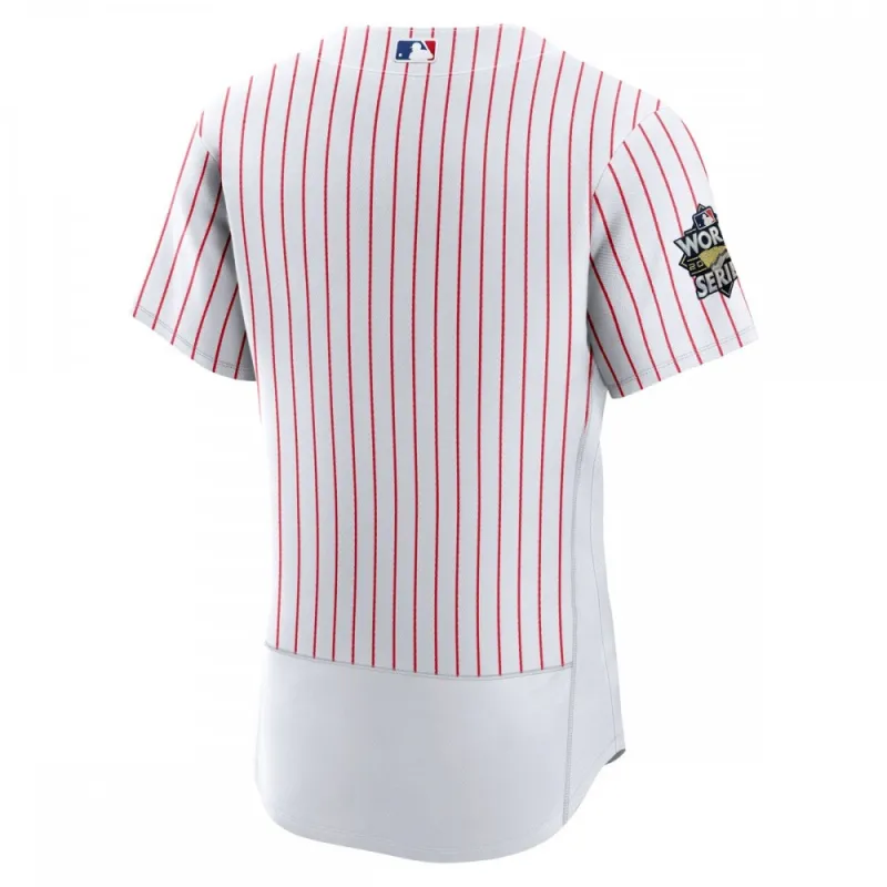 Philadelphia Phillies Nike 2022 World Series Home Authentic Blank Jersey – White