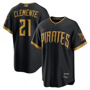Roberto Clemente Pittsburgh Pirates Nike 2026 City Connect Stadium Jersey - Black