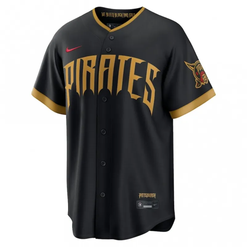 Roberto Clemente Pittsburgh Pirates Nike 2026 City Connect Stadium Jersey – Black