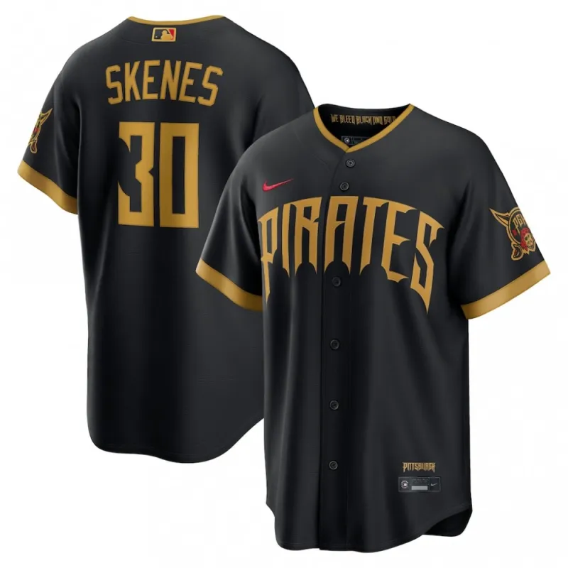 Paul Skenes Pittsburgh Pirates Nike 2026 City Connect Stadium Jersey – Black