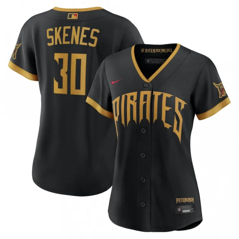 Paul Skenes Pittsburgh Pirates Nike Women’s 2026 City Connect Stadium Jersey – Black