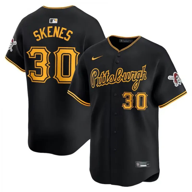 Pittsburgh Pirates Paul Skenes Nike Black Alternate Limited Player Jersey