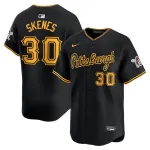 Pittsburgh Pirates Paul Skenes Nike Zwart Alternate Limited Speler Jersey