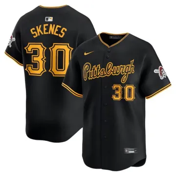 Pittsburgh Pirates Paul Skenes Camiseta Nike Negra Alternate Limitada de Jugador