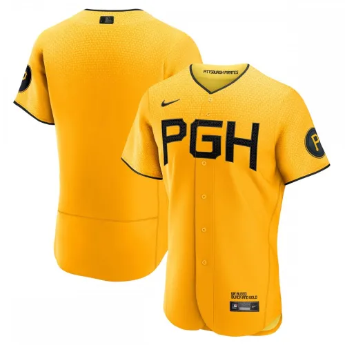 Pittsburgh Pirates Nike 2023 City Connect Authentic-Trikot – Gold