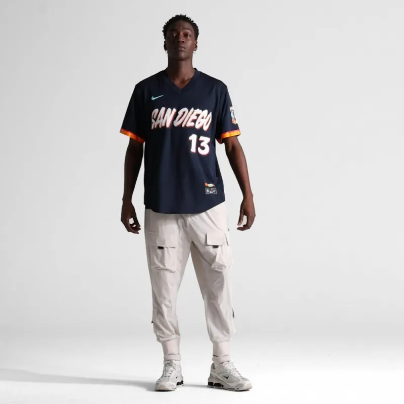 Manny Machado San Diego Padres Nike 2026 City Connect Stadium Jersey – Obsidian