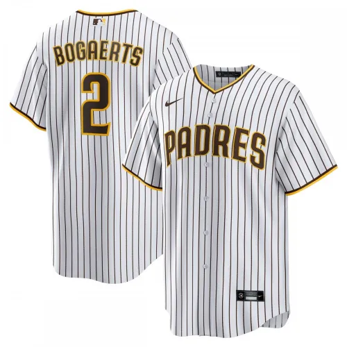 Xander Bogaerts San Diego Padres Camiseta oficial Nike Home - Blanco/Marrón