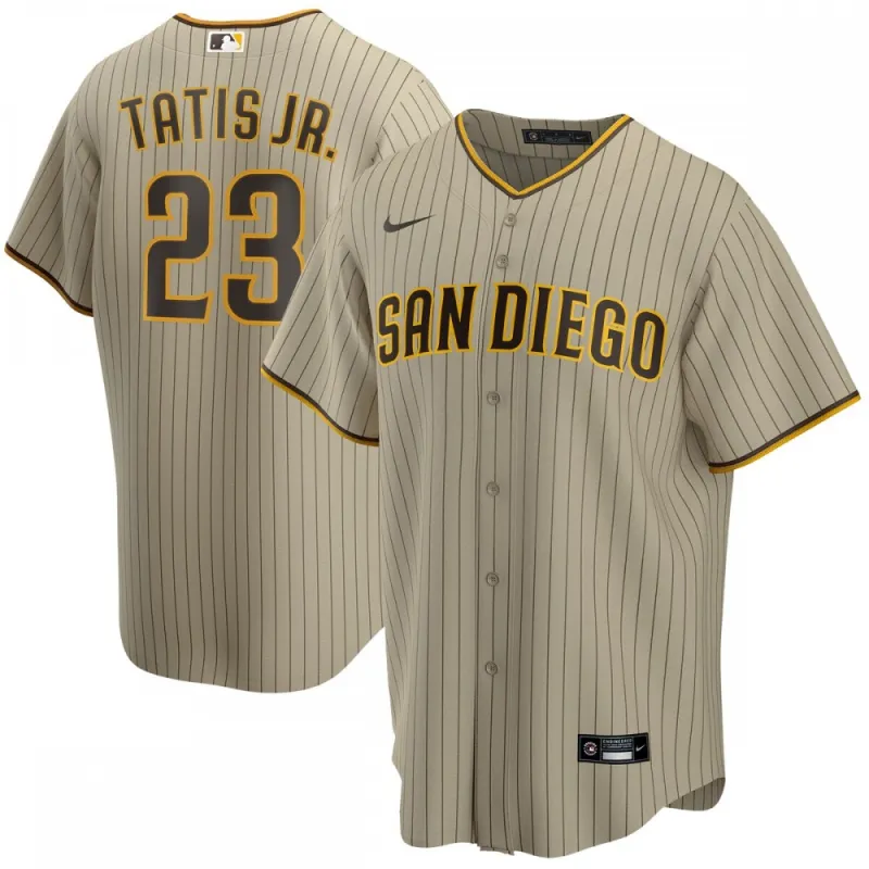 Fernando Tatis Jr. San Diego Padres Nike Alternate Replica Player Jersey – Tan