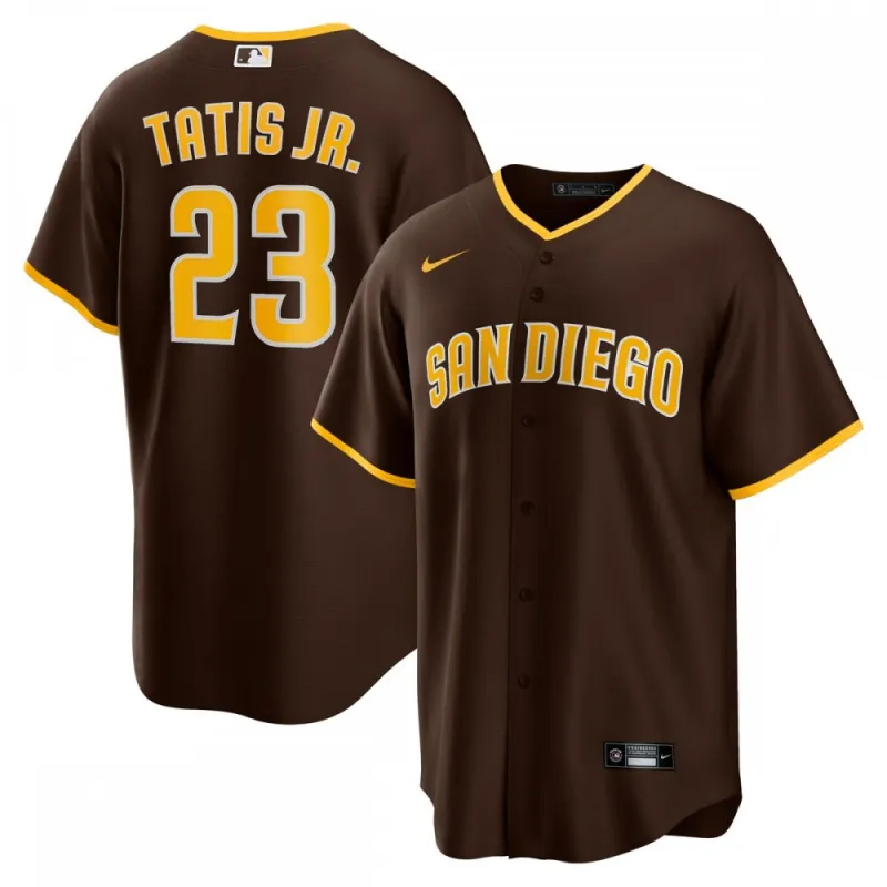 Fernando Tatis Jr. San Diego Padres Nike Alternate Replica Player Jersey – Brown