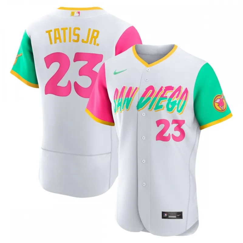 Fernando Tatis Jr. San Diego Padres Nike 2022 City Connect Authentic Player Jersey – White