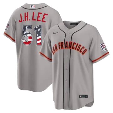 Jung Hoo Lee San Francisco Giants Nike USA 250 Fourth of July Road Stadium Jersey - Gray