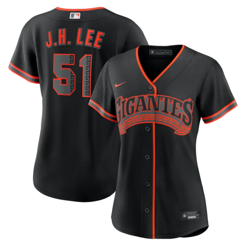 Jung Hoo Lee San Francisco Giants Nike Women’s Alternate Replica Jersey – Black