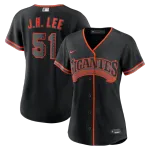 Jung Hoo Lee San Francisco Giants Nike Women’s Alternate Replica Jersey – Black