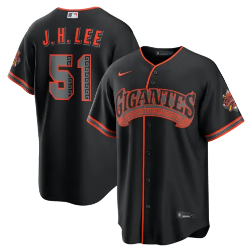 Jung Hoo Lee San Francisco Giants Nike Alternate Stadium Jersey - Black