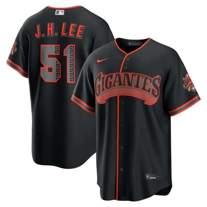 Jung Hoo Lee San Francisco Giants Nike Alternate Stadium Jersey – Black
