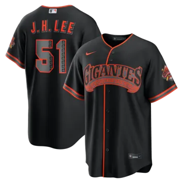 Jung Hoo Lee San Francisco Giants Nike Alternate Stadium Jersey - Black