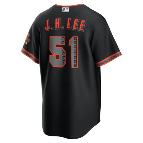 Jung Hoo Lee San Francisco Giants Nike Alternate Stadium Jersey – Black