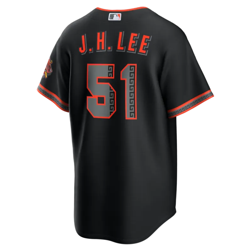 Jung Hoo Lee San Francisco Giants Nike Alternate Stadium Jersey – Black