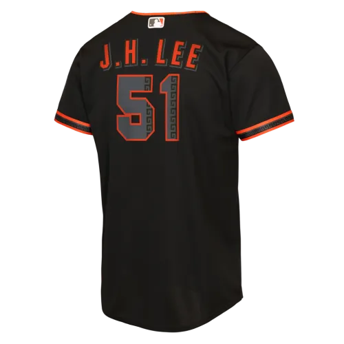 Jung Hoo Lee San Francisco Giants Nike Youth Alternate 2 Replica Jersey – Black