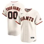 San Francisco Giants Nike Home Limited Custom Roster Jersey - Cream