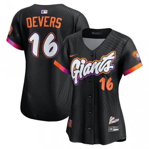 Maglia da giocatore Nike City Connect Limited 2025 da donna dei San Francisco Giants di Rafael Devers - Nera