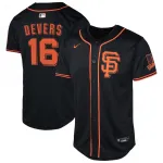 Camiseta Nike de edición limitada para jóvenes de Rafael Devers, de los Gigantes de San Francisco - Negra Rafael Devers San Francisco Giants Nike Youth Limited Jersey – Black