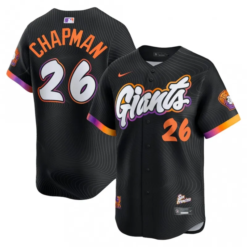Camisa Nike 2025 City Connect Limited de Matt Chapman dos San Francisco Giants – Antracite