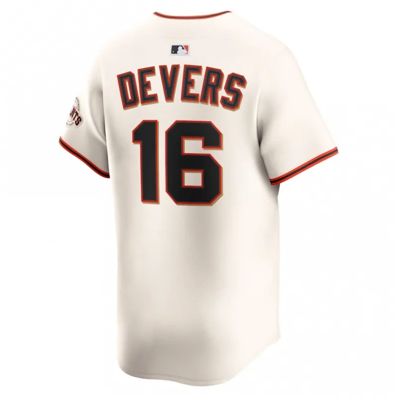 Rafael Devers San Francisco Giants Nike Home Limited Player Jersey – Cream