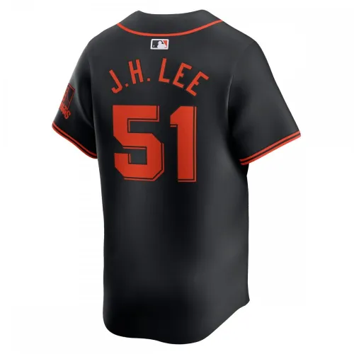 Jung Hoo Lee Camisola de jogador limitada alternativa Nike dos San Francisco Giants - Preto