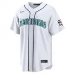 Cal Raleigh Seattle Mariners Nike USA 250 Fourth of July Home Stadium Jersey – White