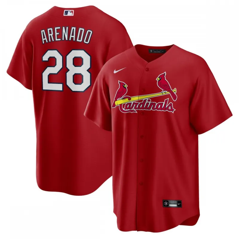 Nolan Arenado St. Louis Cardinals Nike Alternate Official Replica Player Jersey – Red