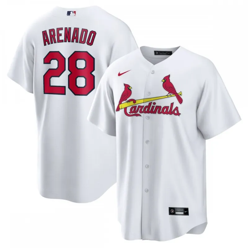 Nolan Arenado St. Louis Cardinals Nike Home Official Replica Player Jersey – White